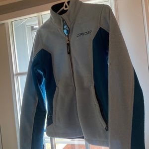 Spyder sweatshirt. Size 4. Light blue and dark blue